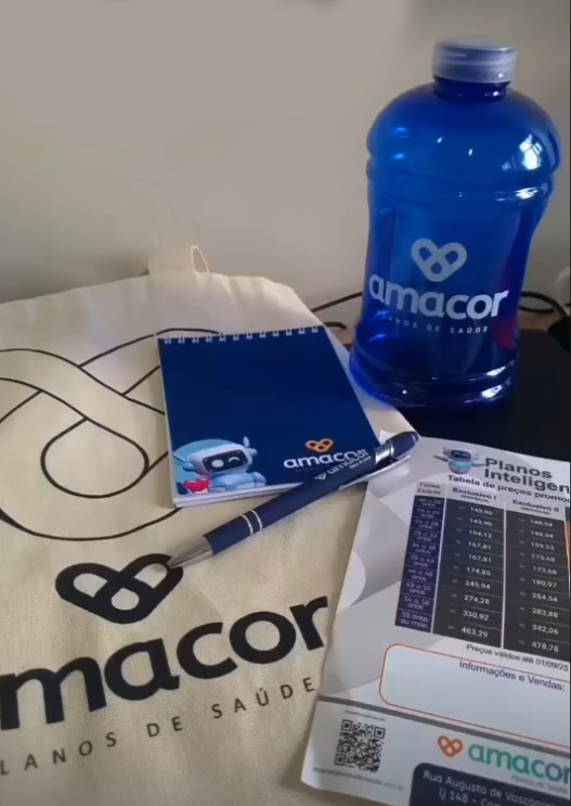 Brindes personalizados Amacor